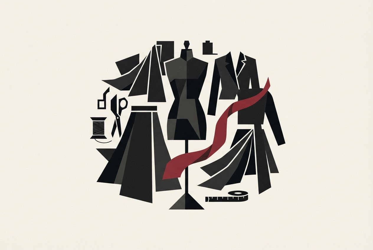 Abstract editorial illustration