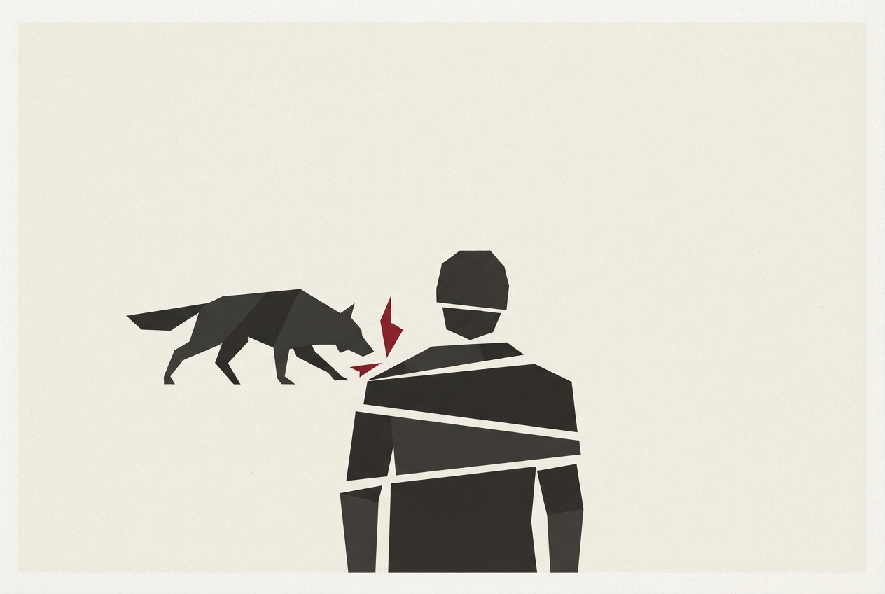 Abstract editorial illustration