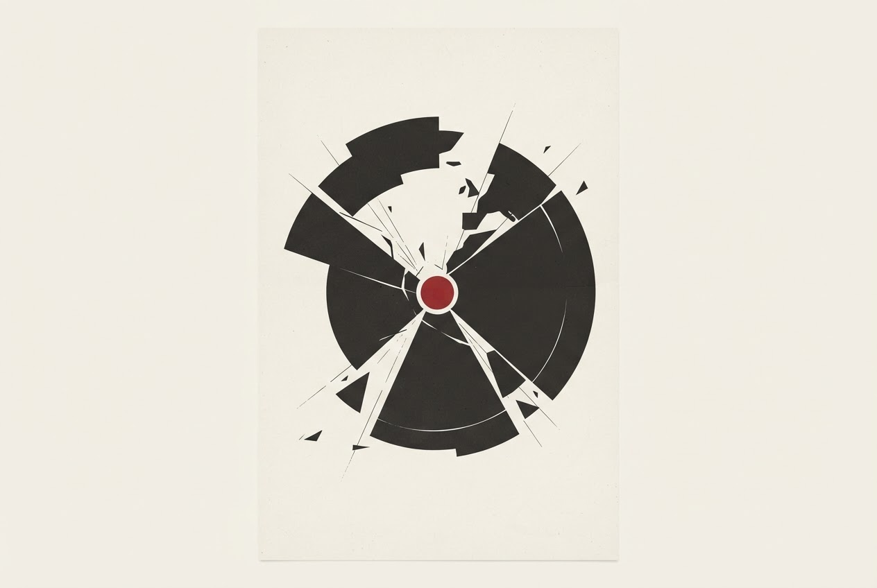 Abstract editorial illustration