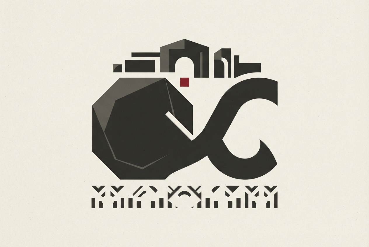 Abstract editorial illustration