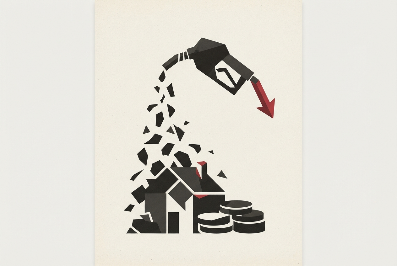 Abstract editorial illustration