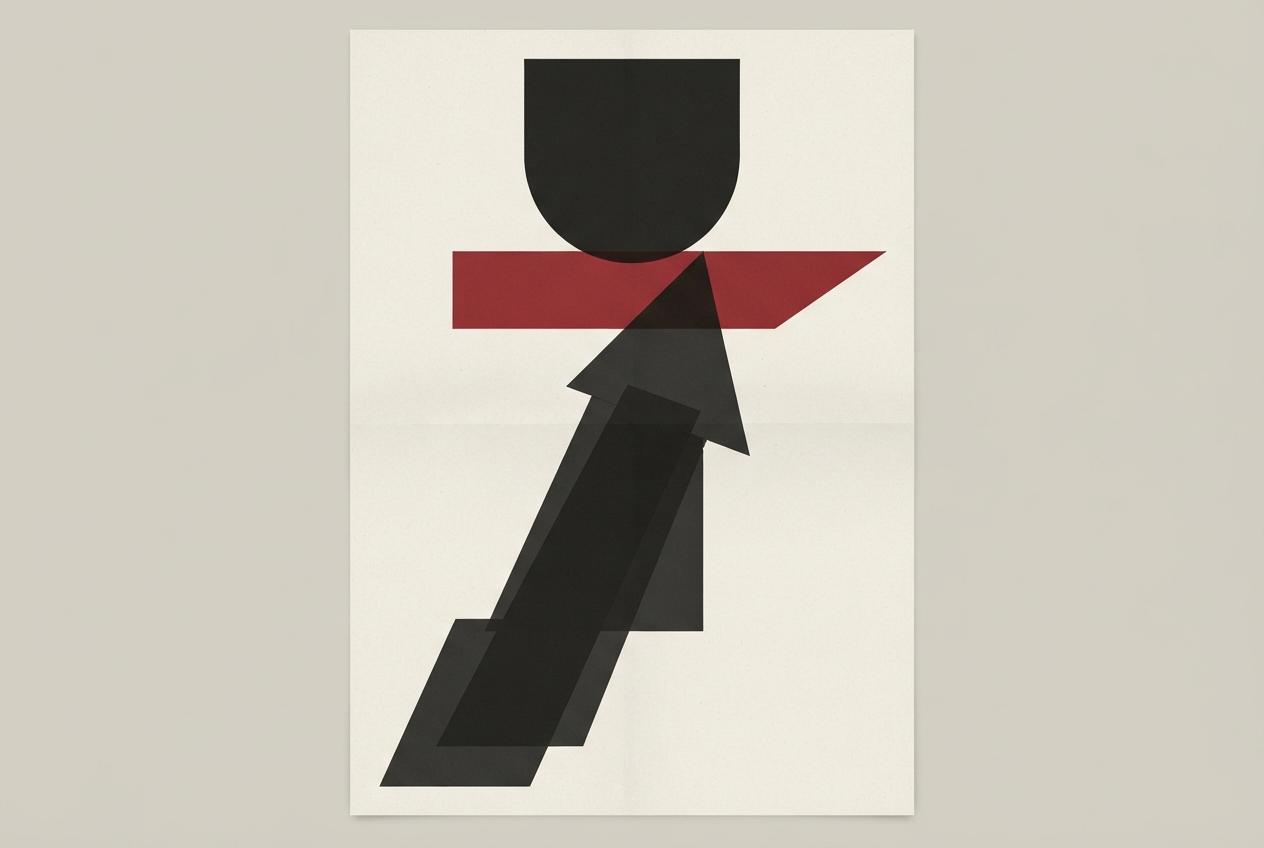 Abstract editorial illustration