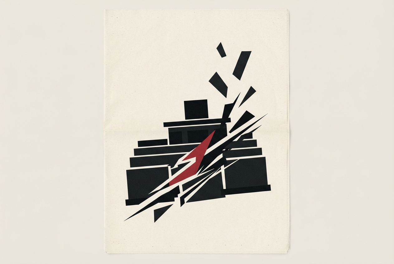 Abstract editorial illustration