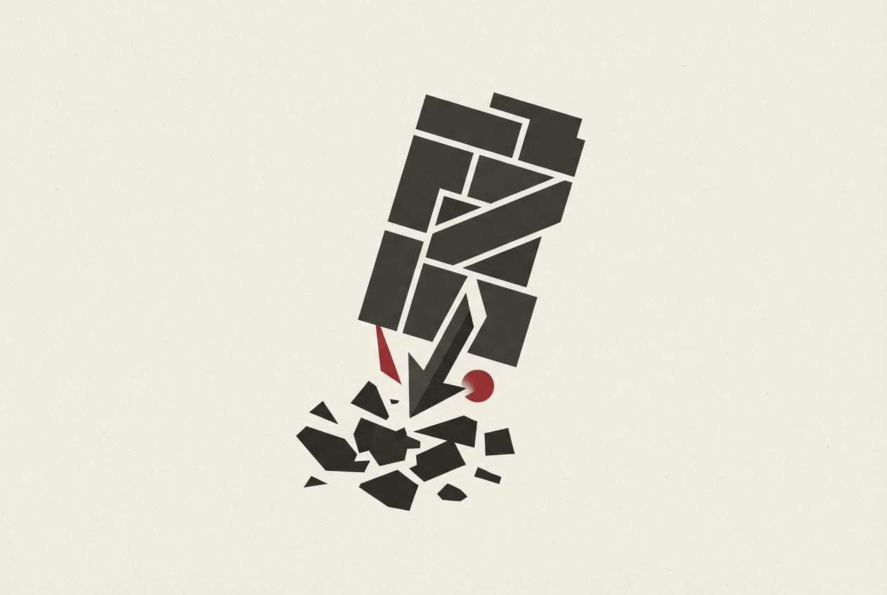 Abstract editorial illustration
