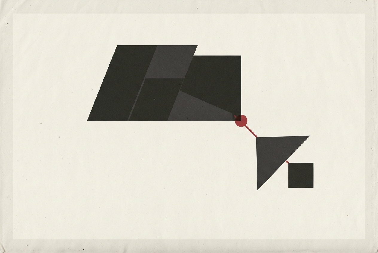 Abstract editorial illustration