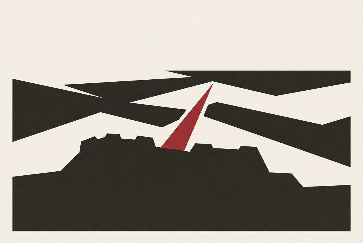 Abstract editorial illustration