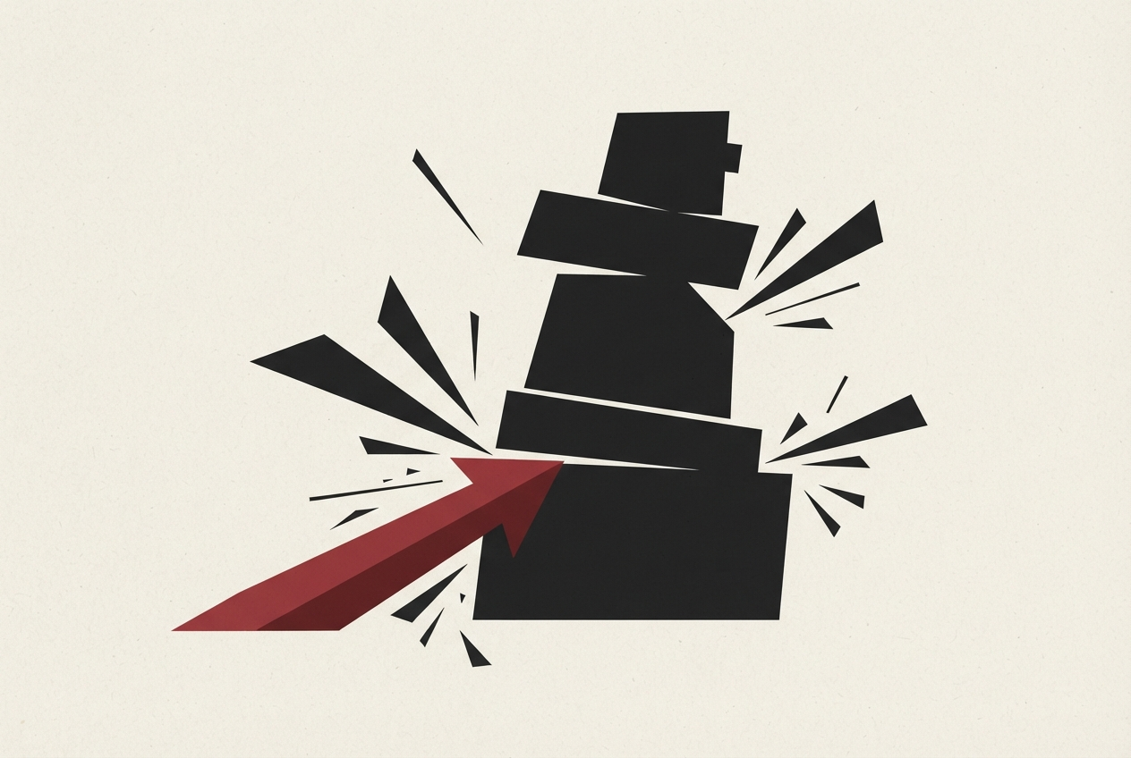Abstract editorial illustration