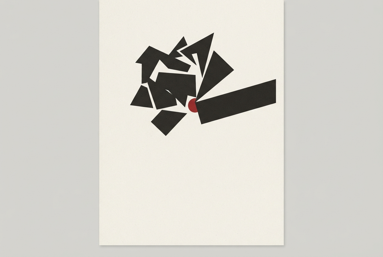 Abstract editorial illustration