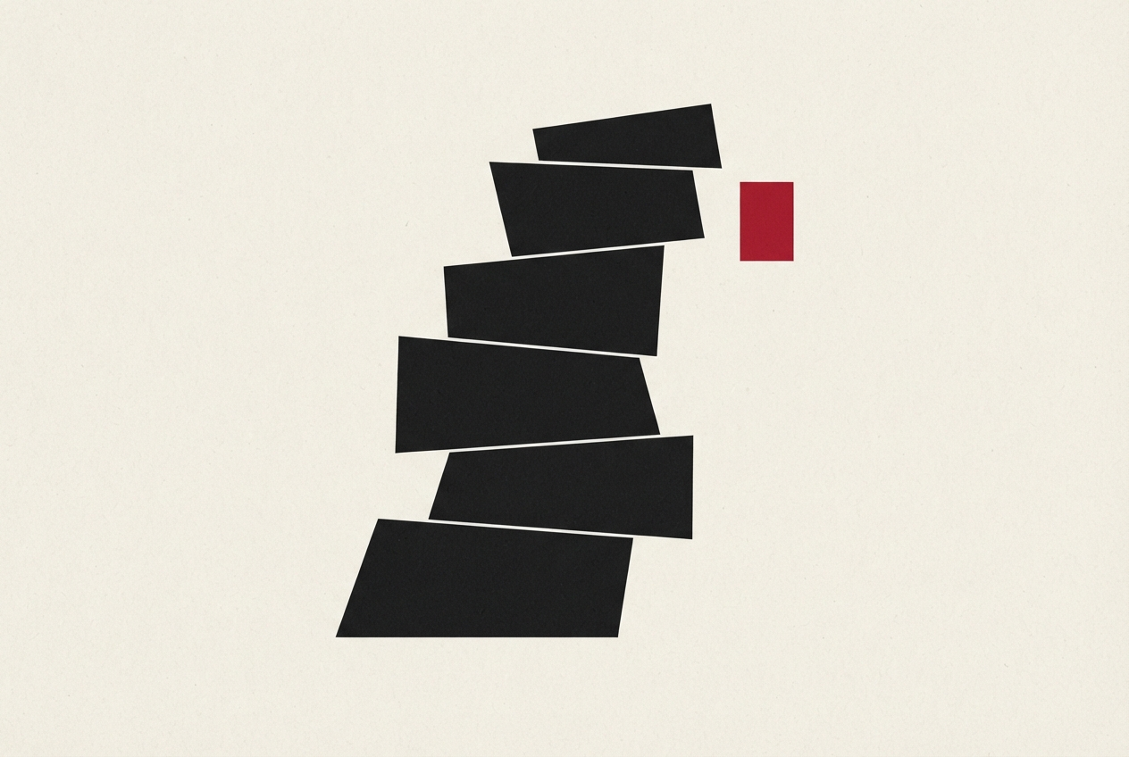 Abstract editorial illustration