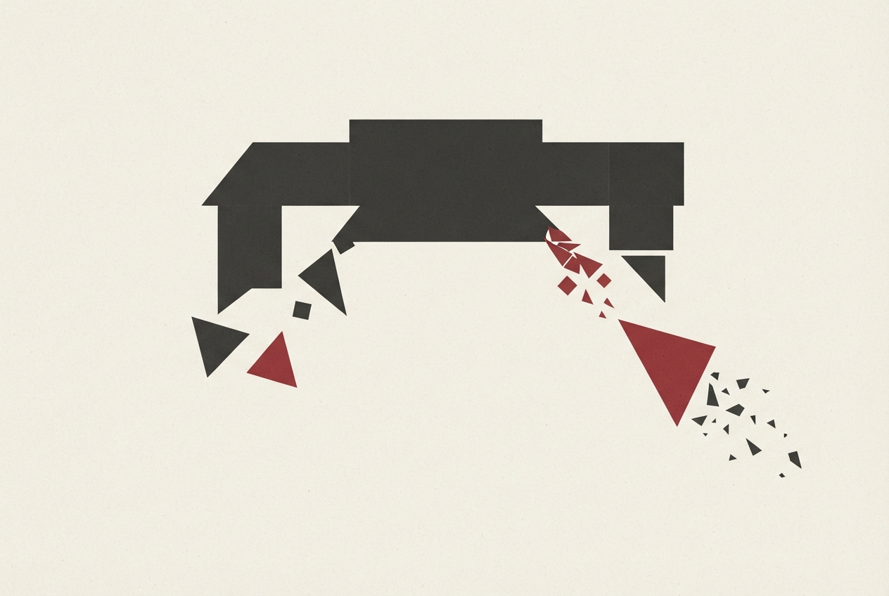 Abstract editorial illustration