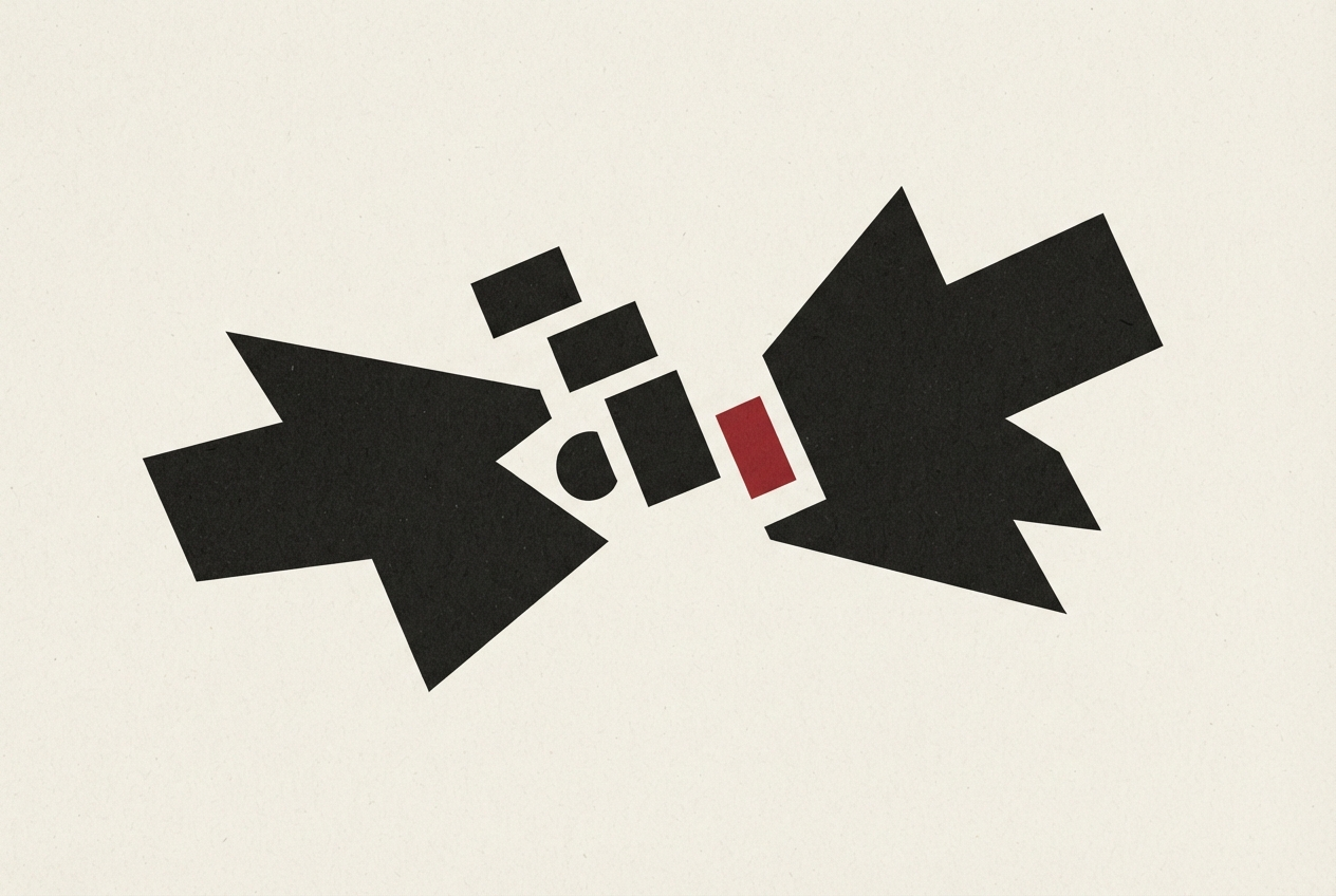 Abstract editorial illustration