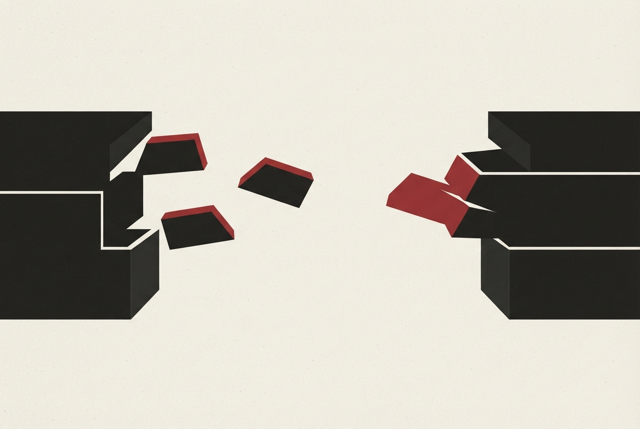 Abstract editorial illustration