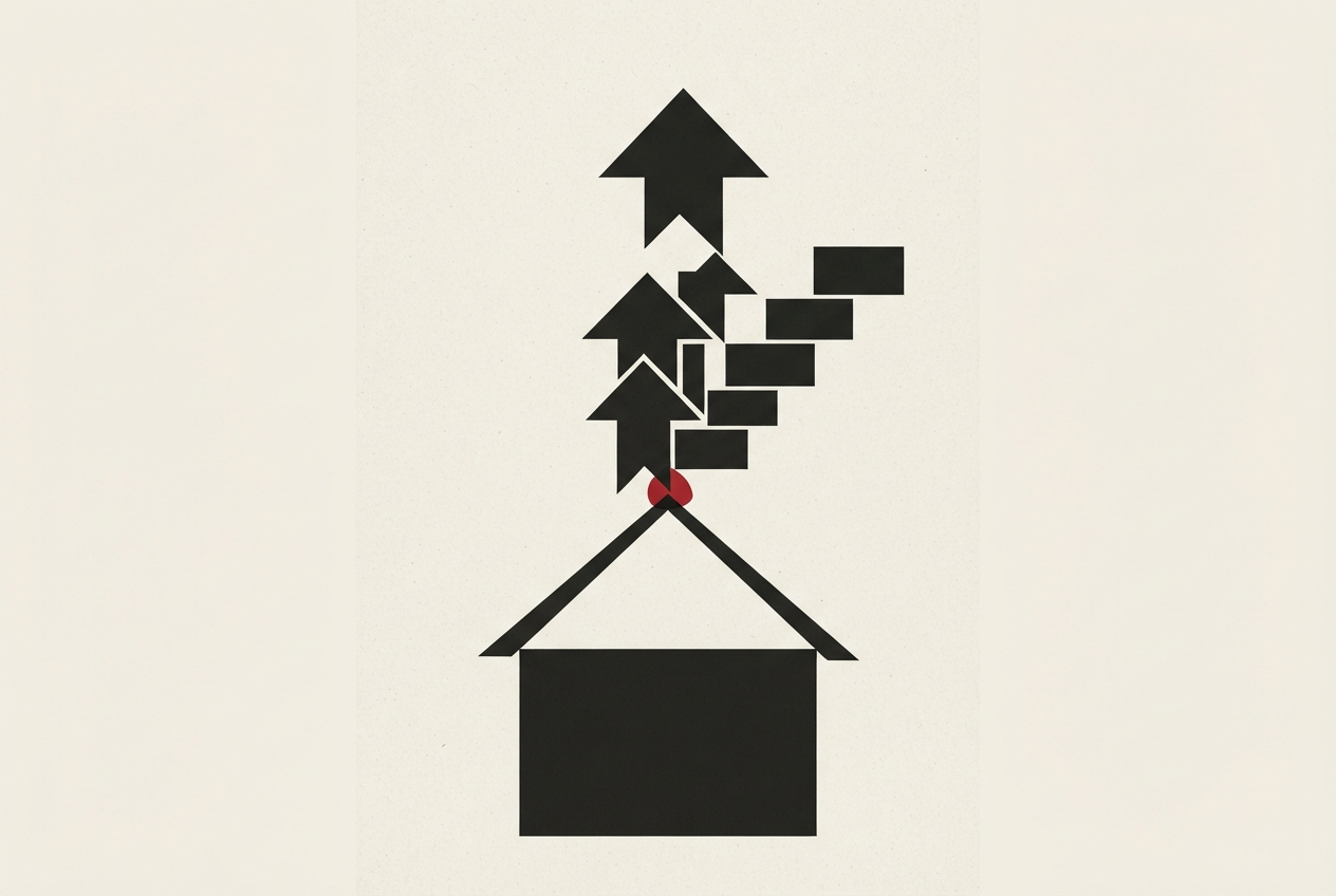 Abstract editorial illustration