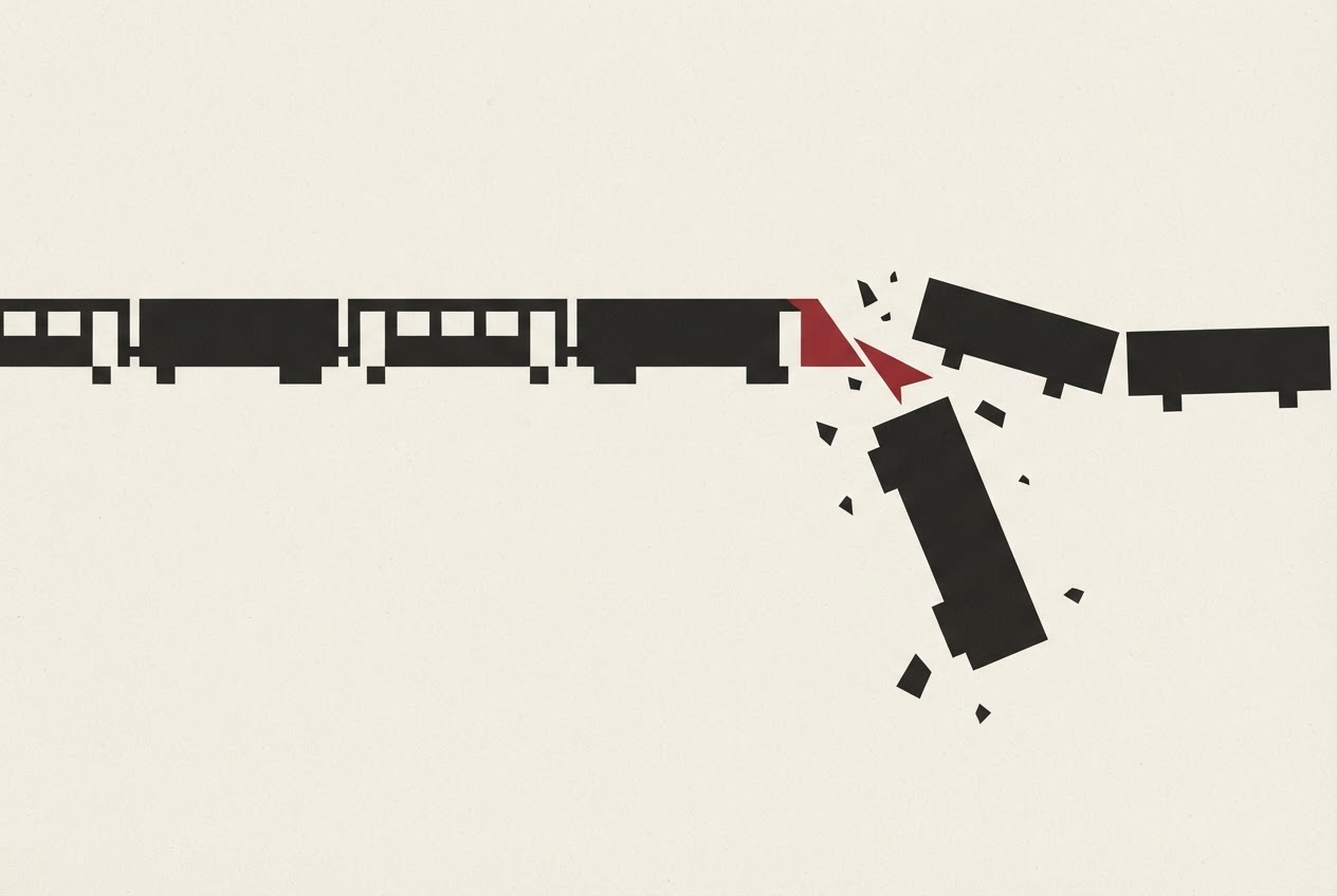 Abstract editorial illustration