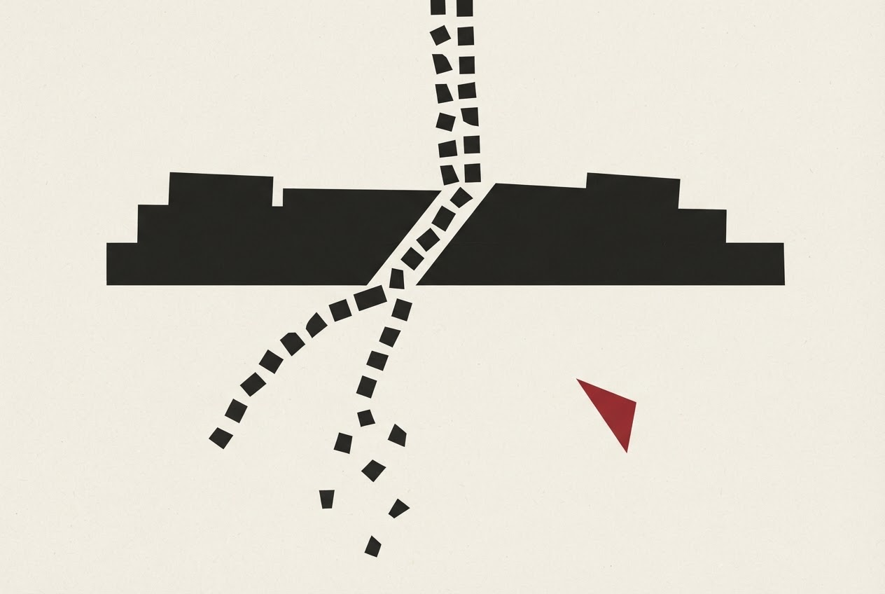 Abstract editorial illustration