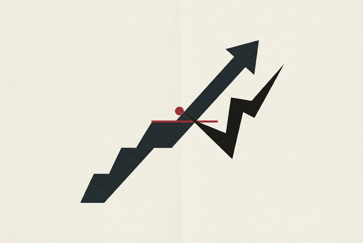 Abstract editorial illustration