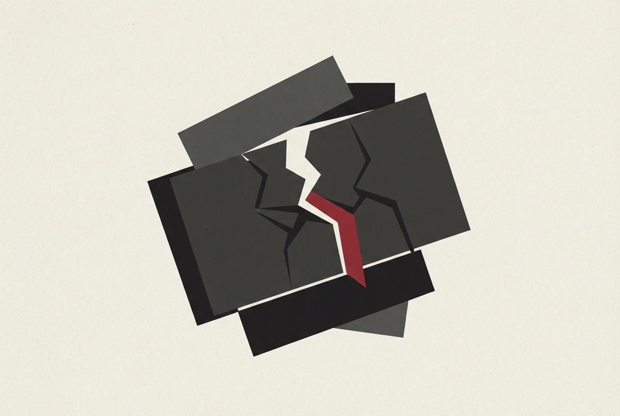 Abstract editorial illustration