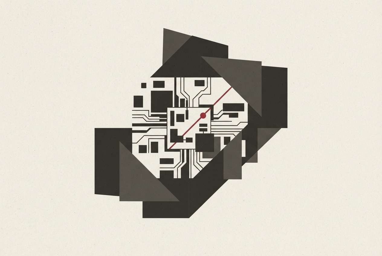 Abstract editorial illustration