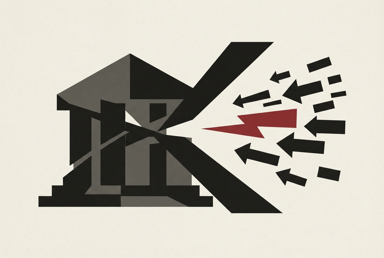 Abstract editorial illustration