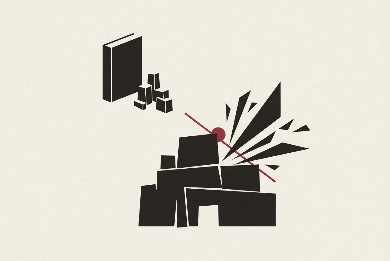Abstract editorial illustration