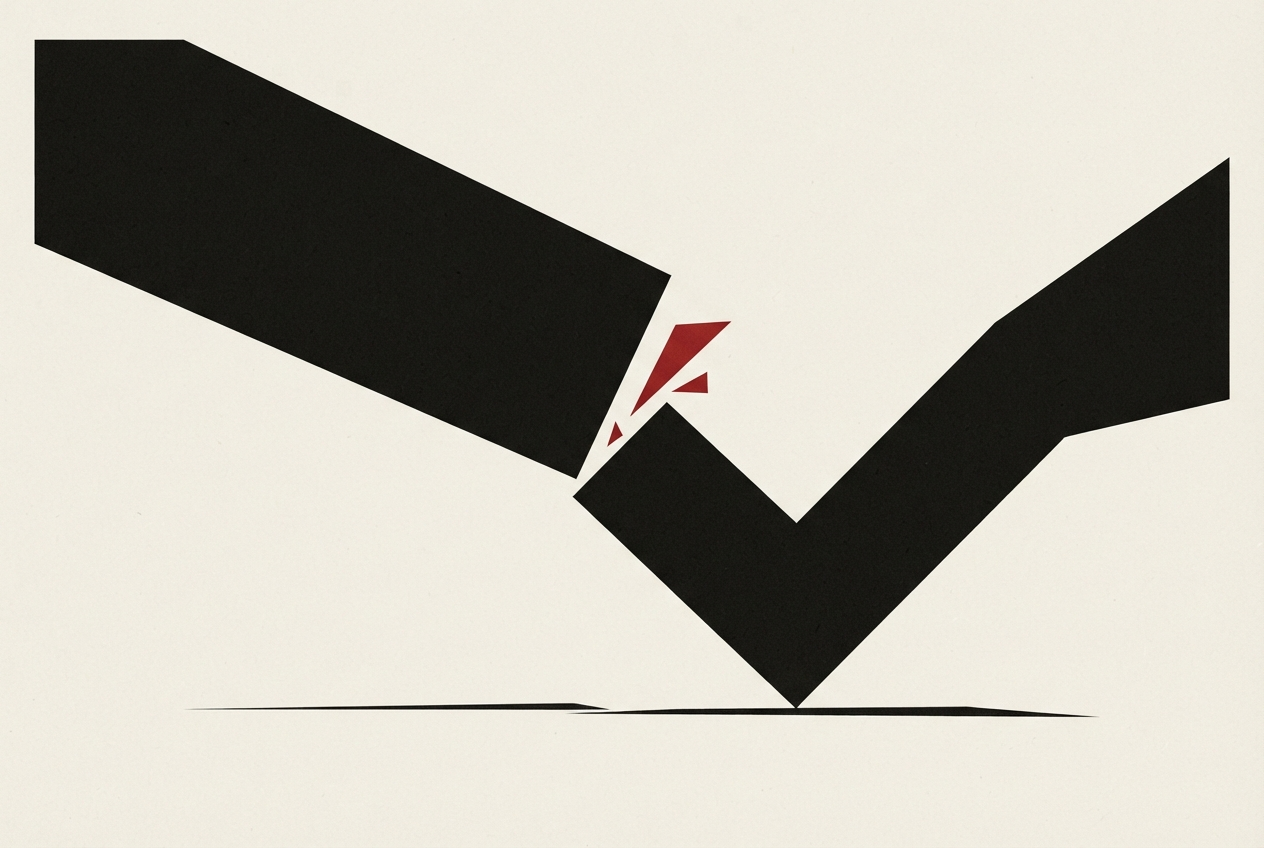 Abstract editorial illustration