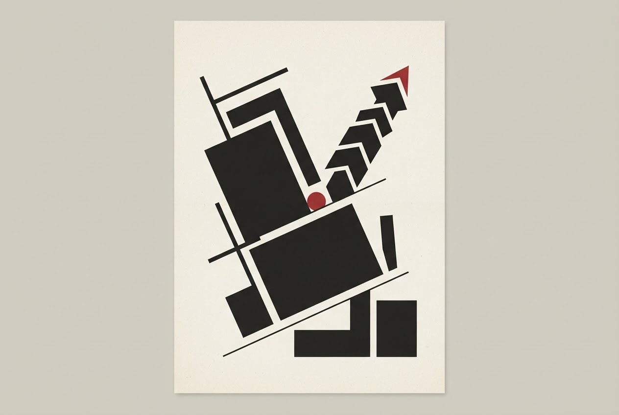 Abstract editorial illustration