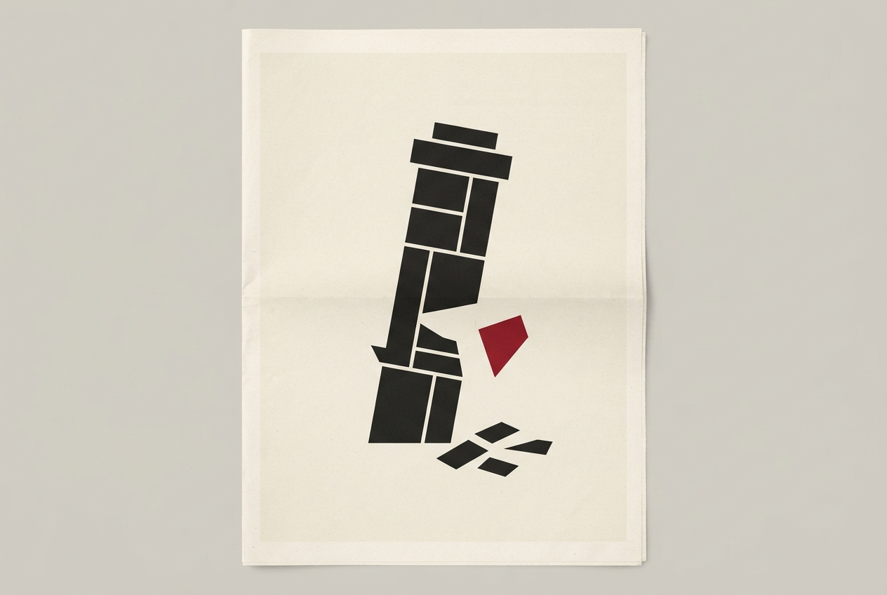 Abstract editorial illustration