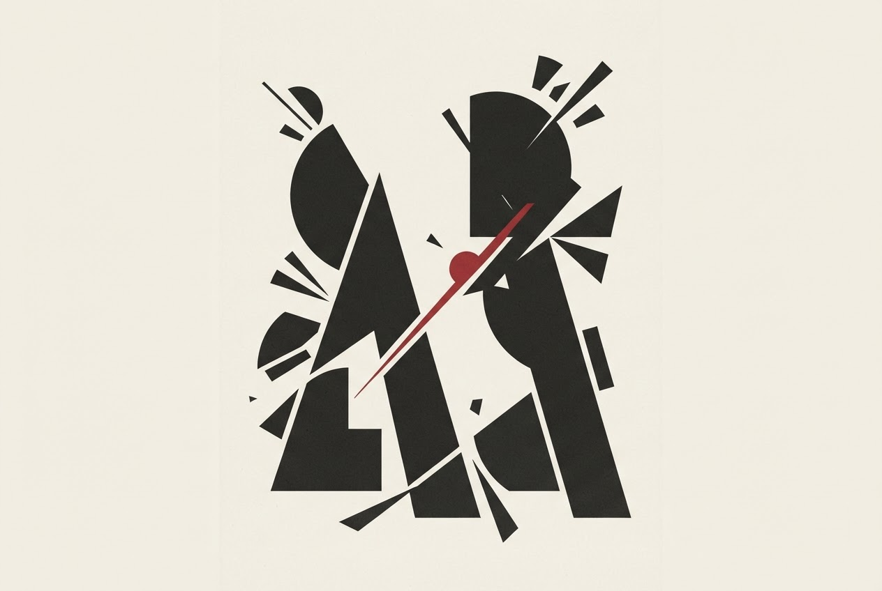 Abstract editorial illustration