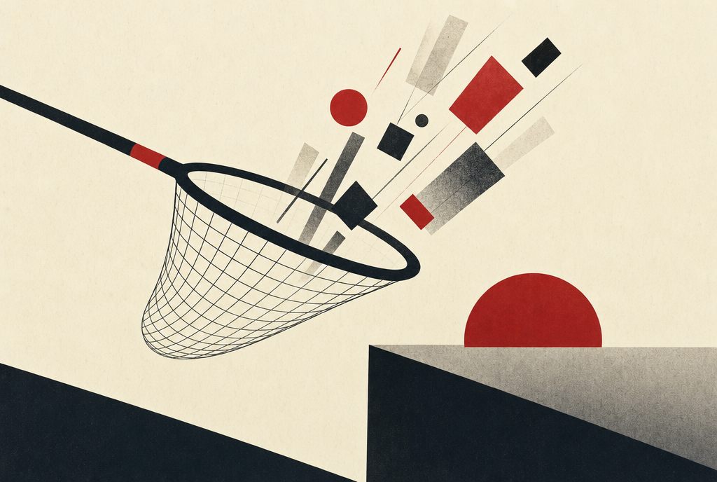 Abstract editorial illustration