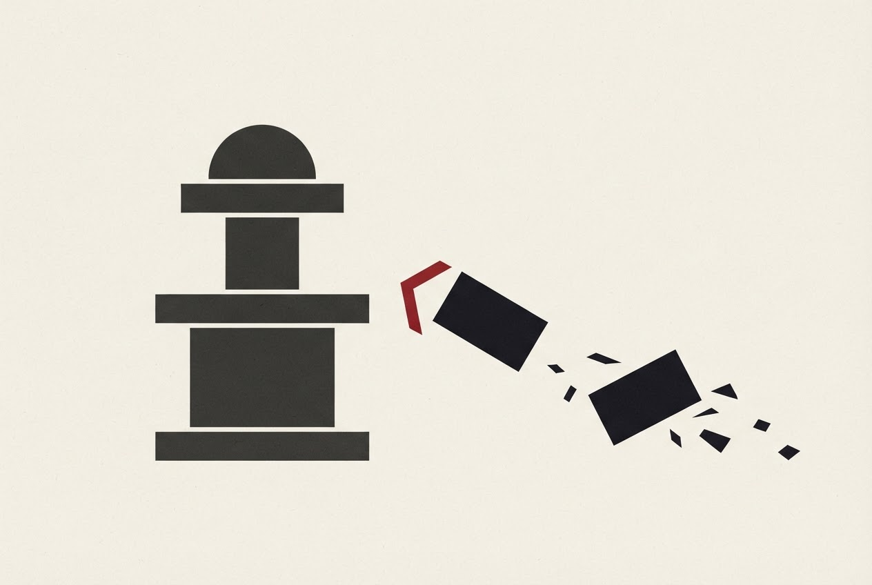 Abstract editorial illustration