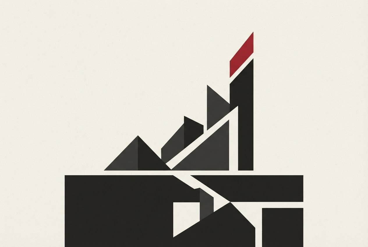 Abstract editorial illustration
