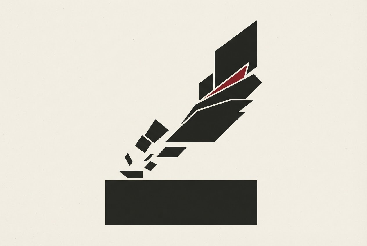 Abstract editorial illustration