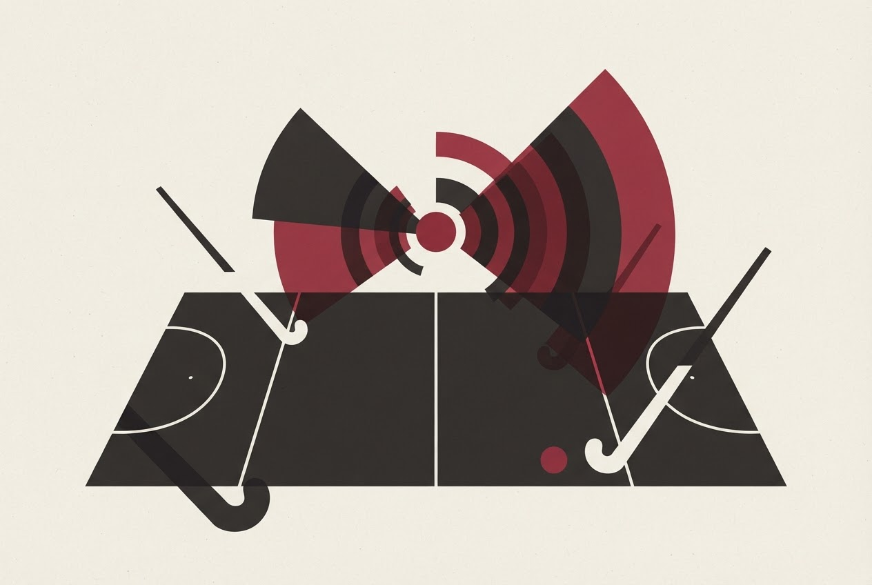 Abstract editorial illustration
