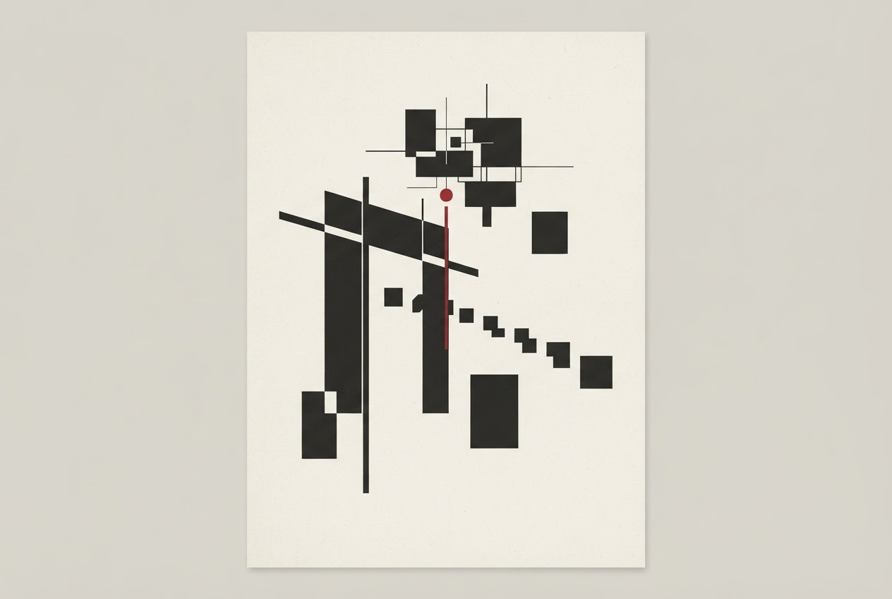 Abstract editorial illustration