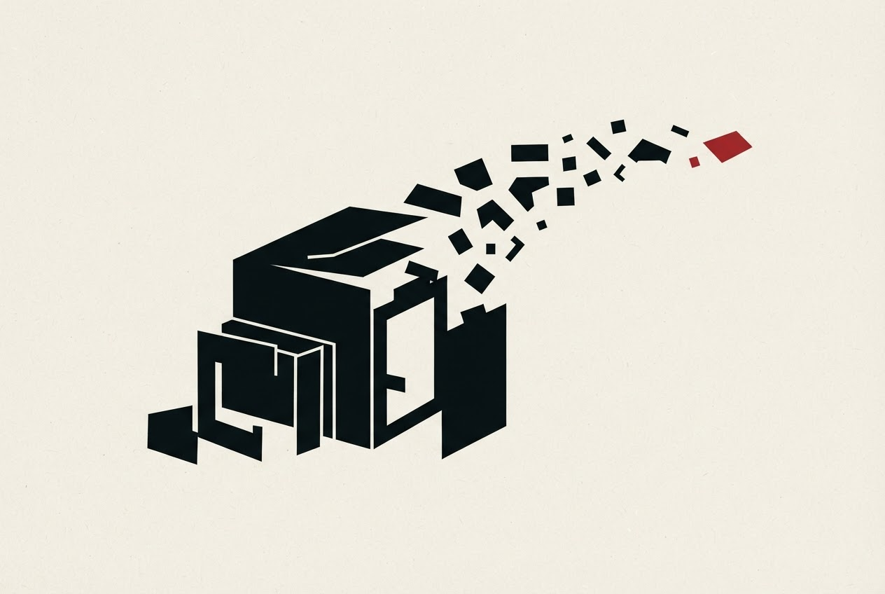 Abstract editorial illustration