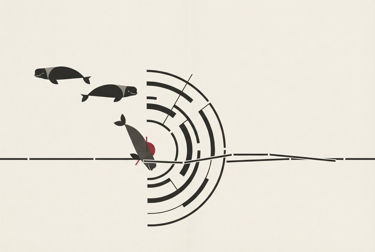 Abstract editorial illustration
