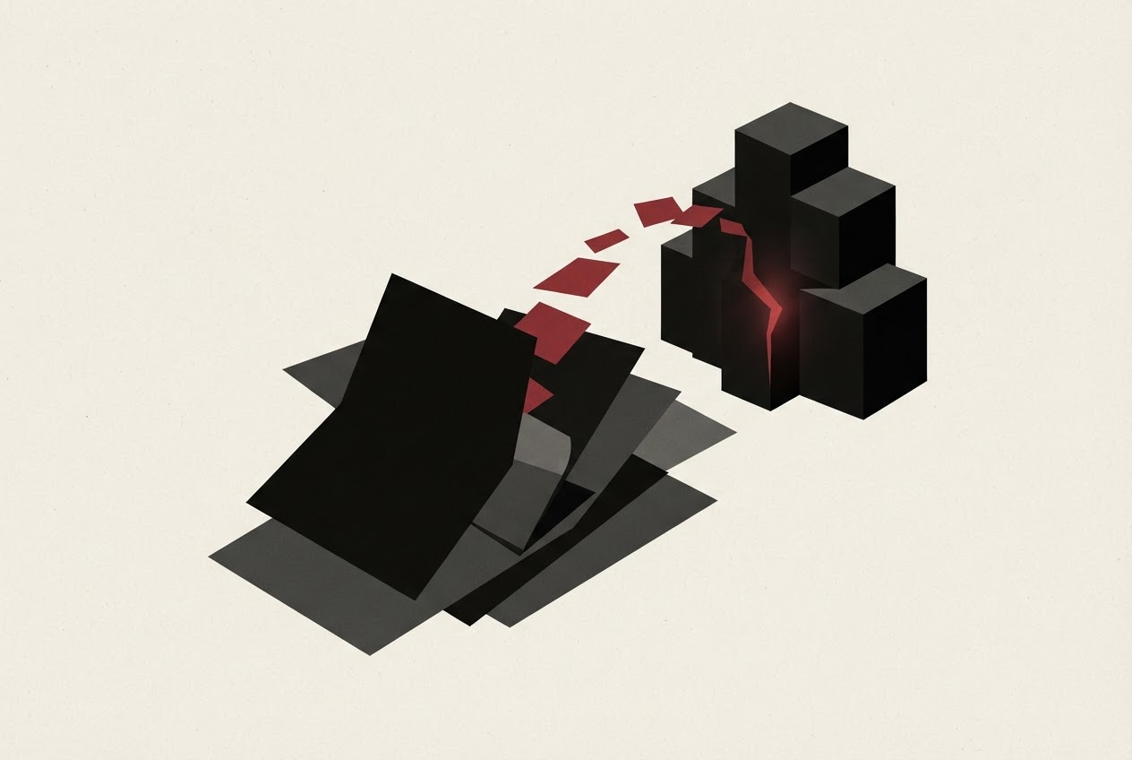 Abstract editorial illustration