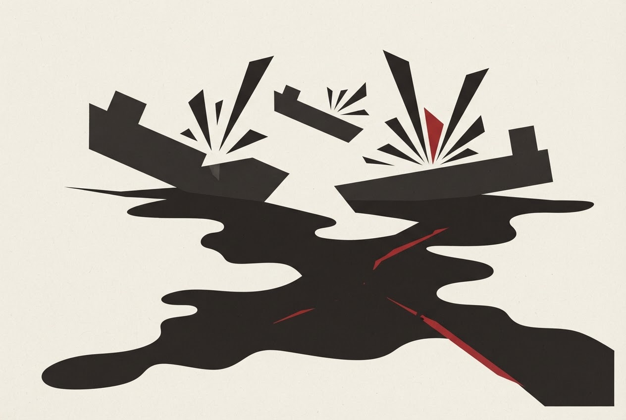 Abstract editorial illustration
