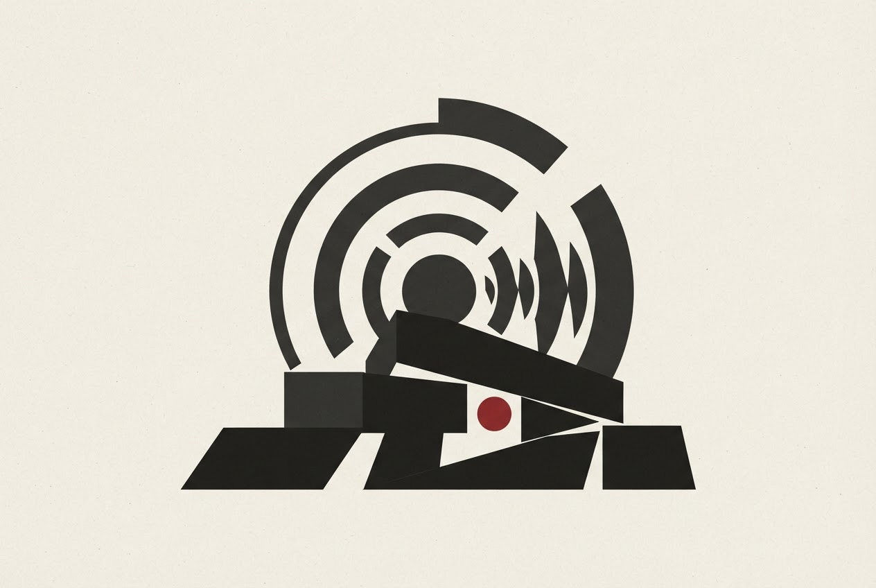 Abstract editorial illustration