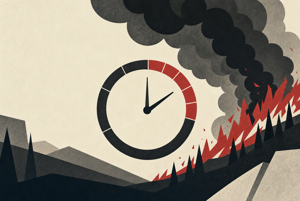 Abstract editorial illustration
