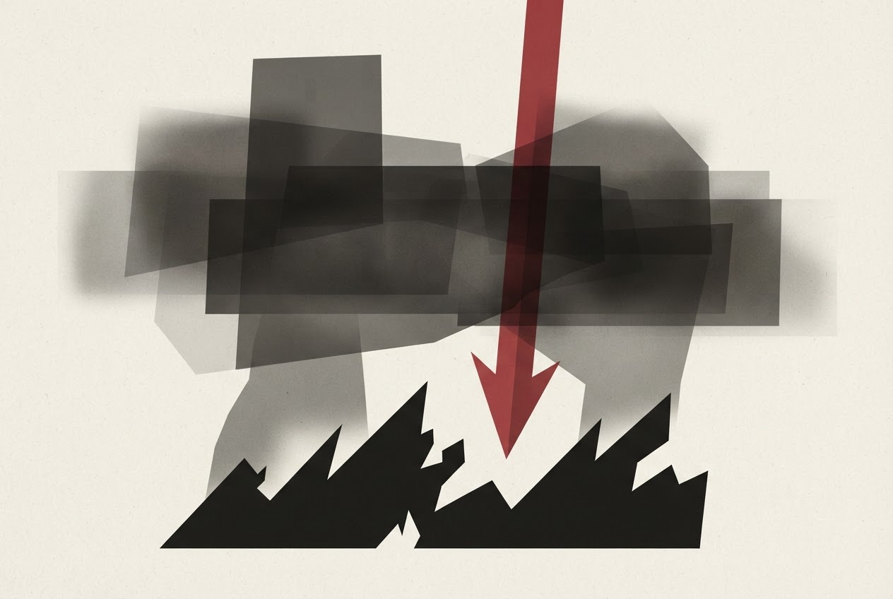 Abstract editorial illustration