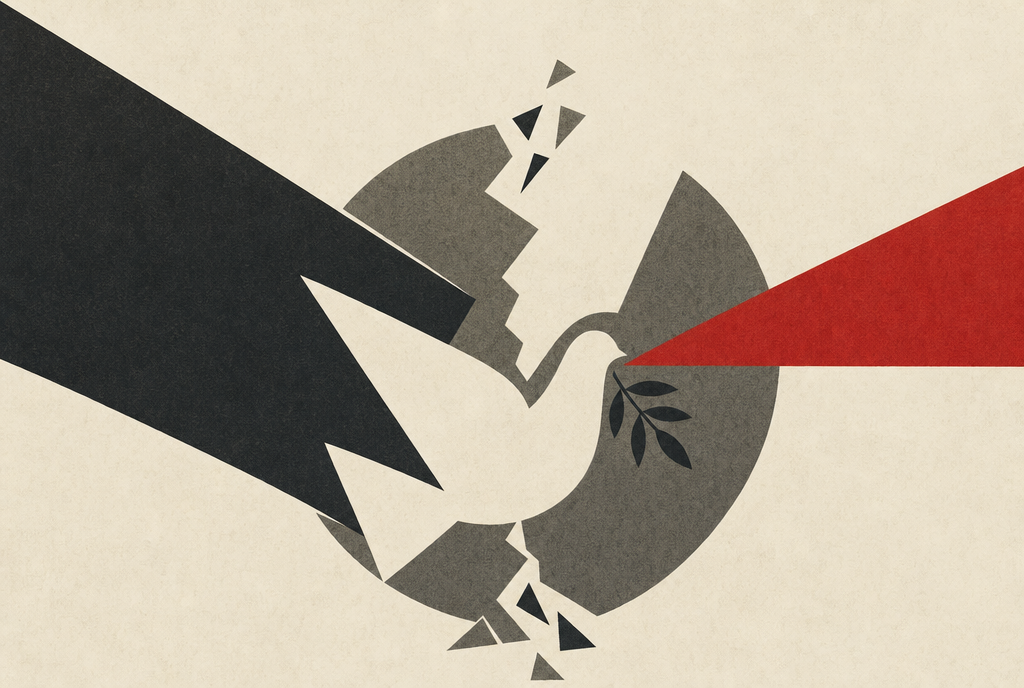 Abstract editorial illustration