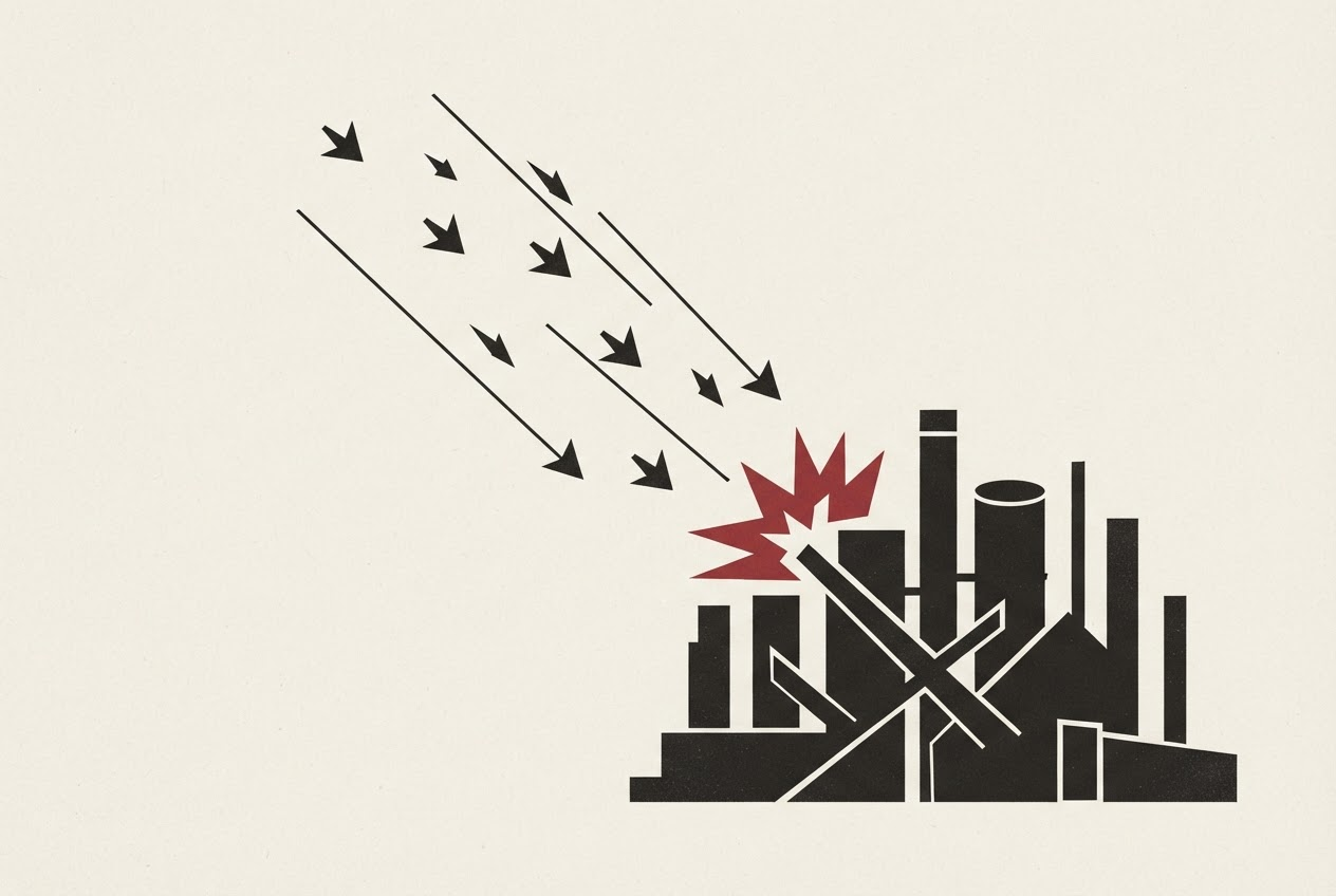 Abstract editorial illustration