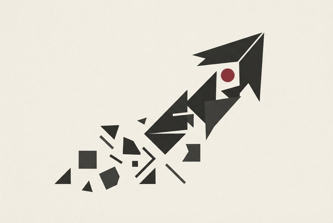 Abstract editorial illustration