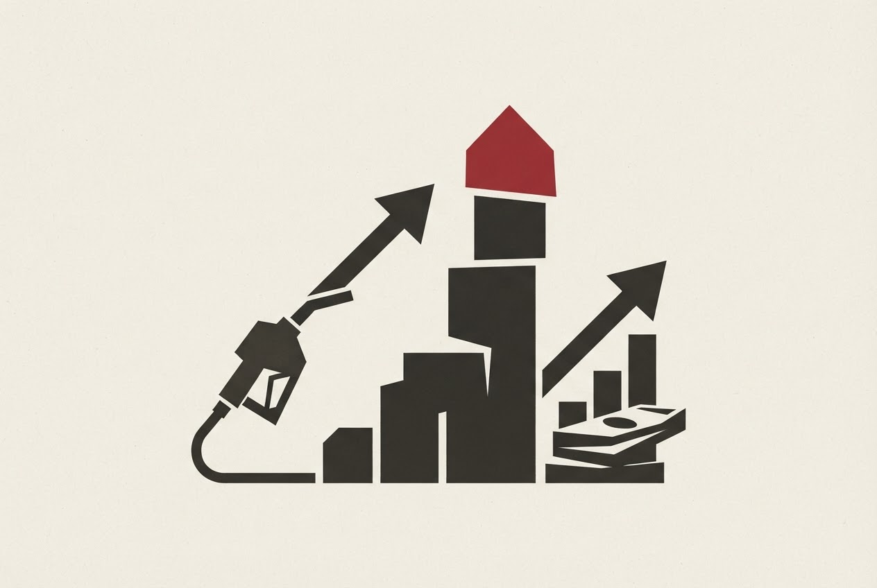 Abstract editorial illustration