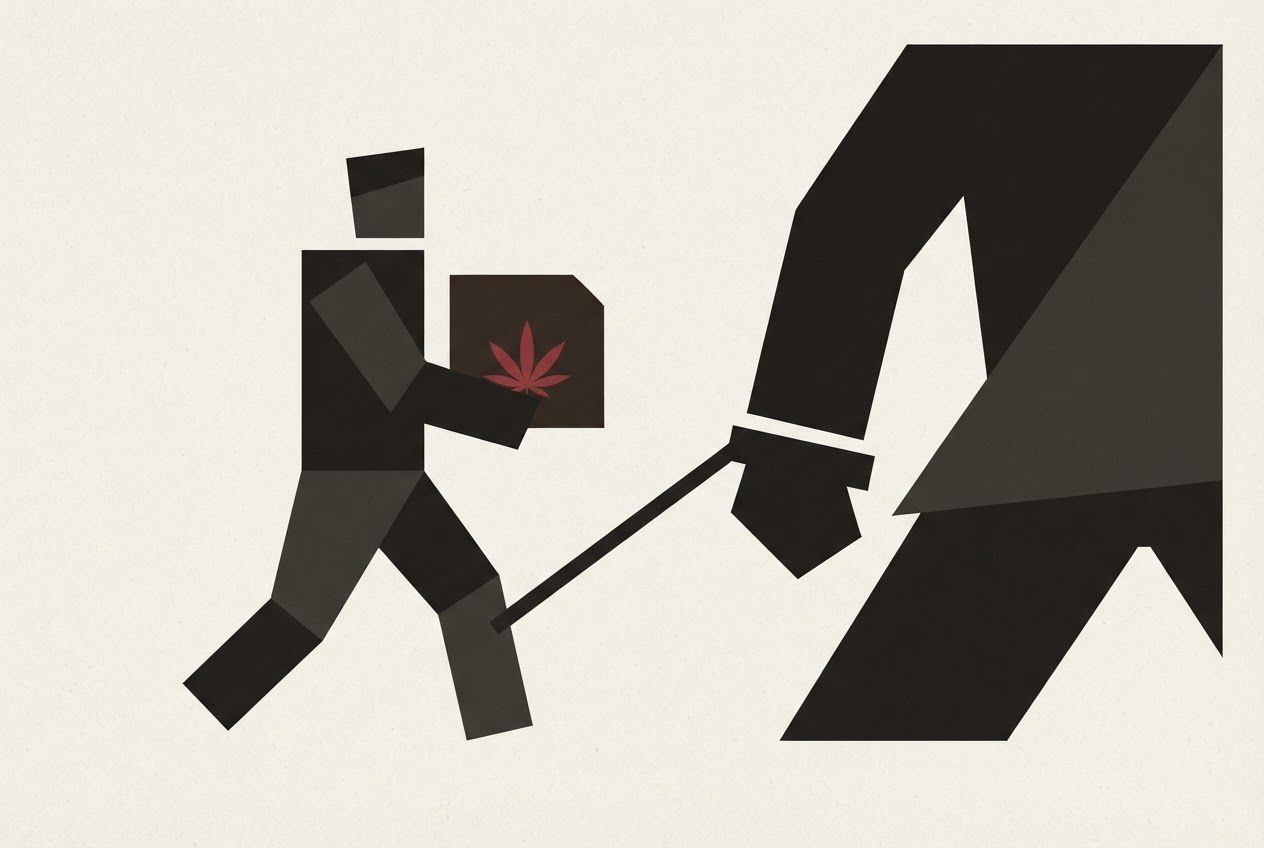 Abstract editorial illustration