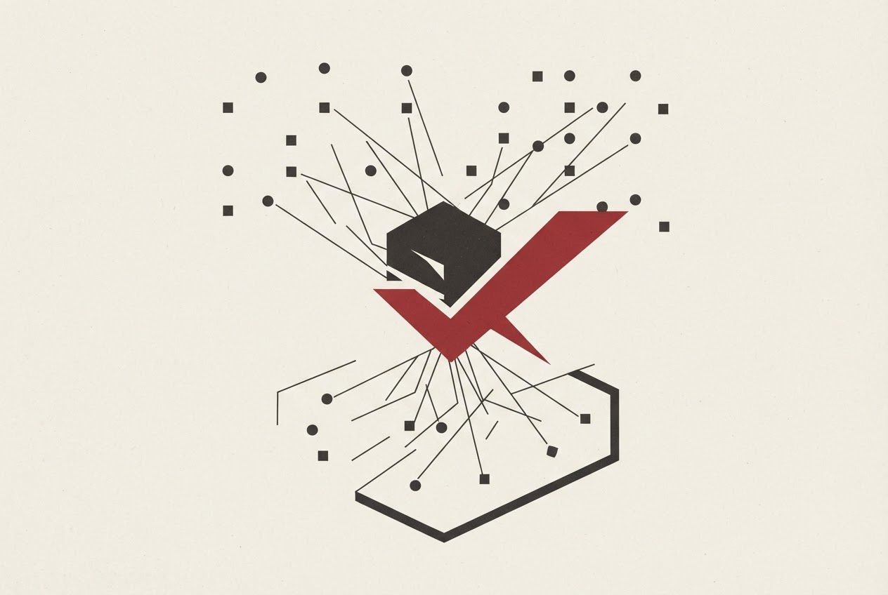 Abstract editorial illustration