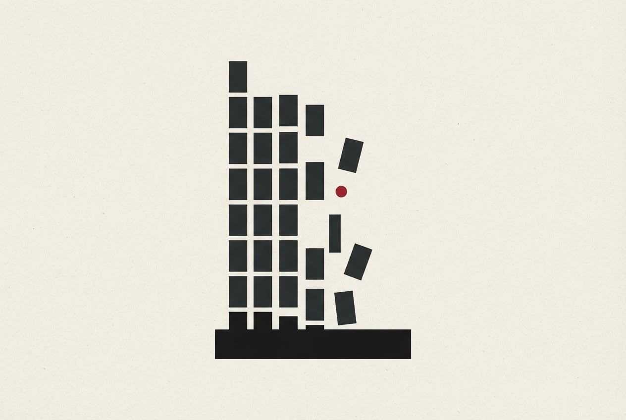 Abstract editorial illustration