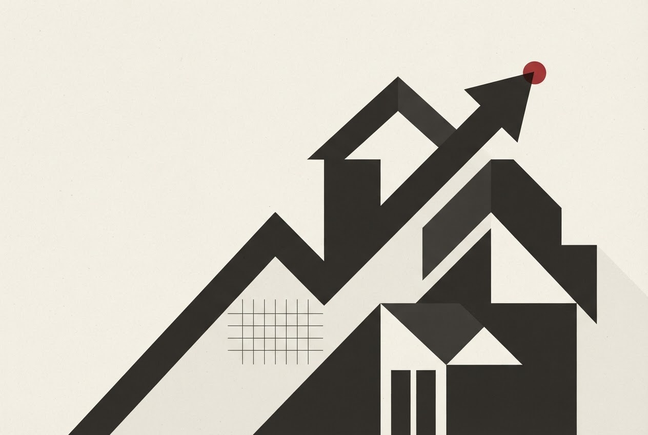 Abstract editorial illustration