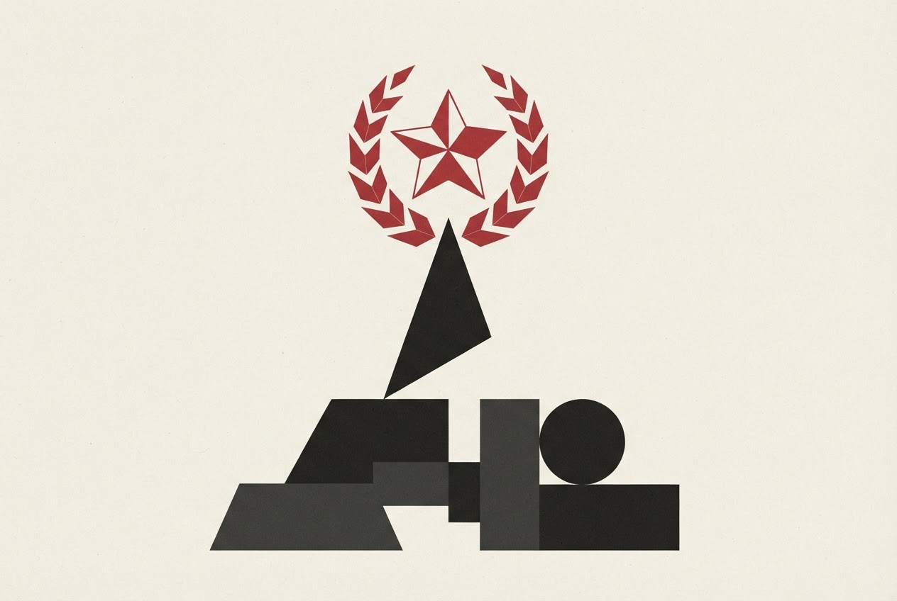 Abstract editorial illustration